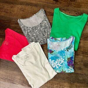 NEW (5) Short Sleeve Blouses